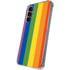Vertical Rainbow Flag Galaxy S24 Plus Clear Case